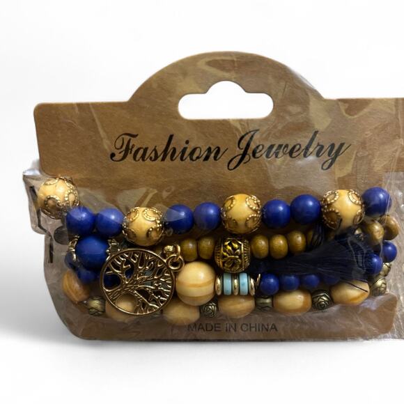 Stackable Beaded Bracelet Set - Picture 3 of 4